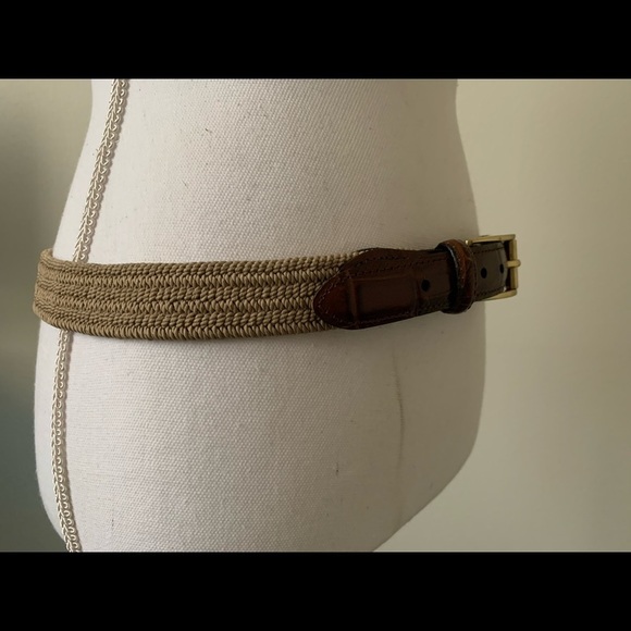 Men's Tan and Brown Belt - Picture 2 of 5
